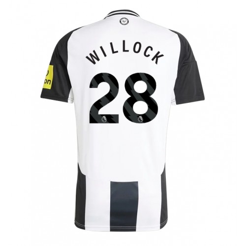 Fotbalové Dres Newcastle United Joe Willock #28 Domácí 2024-25 Krátký Rukáv